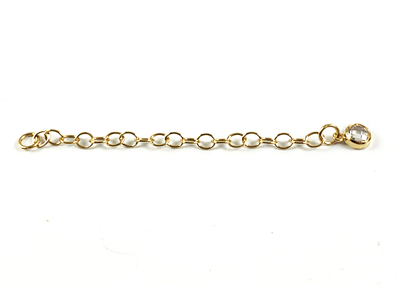 20" 50cm 14kt GOLD FILLED Fine 1.5x2mm Flat CABLE Chain NECKLACE 