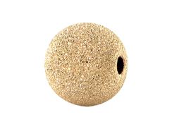 14K Gold Filled  8mm Round Stardust Beads, 2mm Hole