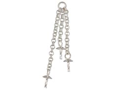  Sterling Silver 3 Strand Chain with Cup and Peg  