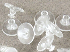 TierraCast Clear Plastic COMFORT CLUTCH Earring Backs, 100 Count 