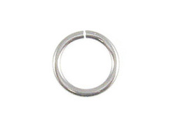 25 pc, 7mm 16 Gauge, Open Jump Rings, Sterling Silver, Jump Rings.925