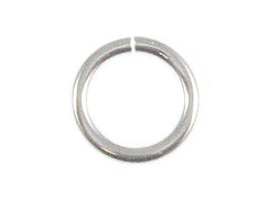 12/Pk of 6 MM 16 Gauge/.050 .1887 GM Sterling Silver Jump Rings, SS15060