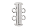 Strand Slider Clasp - Silver Plated