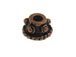 Copper Plated Brass Bali Style Bead Cap 
