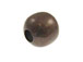 Round Antique Copper Plated Brass Bead 