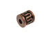 Copper Plated Brass Bali Style Tube Bead 