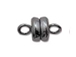 Gunmetal Finish: Round Magnetic clasp -Bulk Pack of 144