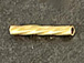 14K Gold Filled 1x10mm Twist Tube Beads, 1mm Hole