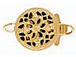 9mm Gold Filled Round Filigree Clasp