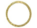 14K Gold-Filled Round  Hammered Link (27mm)