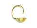 14K Gold-Filled 3mm 0.038 inch Clamshell Beadtip