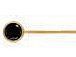 1.5 Inch, 24 Gauge Gold Filled Headpin With Black CZ