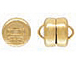 5.5.5mm Gold Filled Round Magnetic Clasp