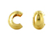 14K Gold-Filled 3mm Crimp Cover, 20 Pcs