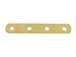 14K Gold-Filled 4-Hole Plain Spacer Bar for 4mm Beads