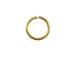 18 Gauge Gold Plated Open Jump Ring 7.5mm Round