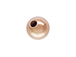3mm Round Seamless ROSE Gold Filled Beads 14K/20, 1mm Hole