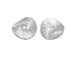 10  Sterling Silver 8mm Wafer Beads
