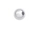 100  3mm Round Plain Seamless Sterling Silver Beads 