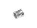 2x2mm Sterling Silver Twist Crimp Tube Bead, Pack of 50