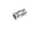 2x3mm Sterling Silver Twist Crimp Tube Bead, Pack of 50