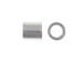 2x2mm Sterling Silver Crimp Tube Bead  Heavy Duty, Pack of 100