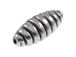 1  Sterling Silver 19x8mm Fancy Bead