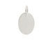 Sterling Silver Oval Hang Tag 
