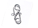 Bali Sterling Silver S Hook with 5 Dots