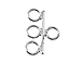 Sterling Silver 3 to 1 Connector