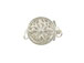 Sterling Silver Round Filigree Clasp