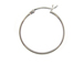 Sterling Silver Hoops w/Clutch 25mm