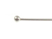 1 Inch, 24 Gauge Sterling Silver Headpin With 1.5mm Ball End