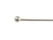 1.5 Inch, 24 Gauge Sterling Silver Headpin With 1.5mm Ball End