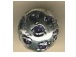 1  Sterling Silver Round Beads With Purple Zircon Stones 