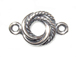 Sterling Silver Round Love Knot Link - Bulk Pack of 100