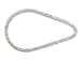 Sterling Silver Hammered Pear Link 