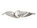 Sterling Silver Leaf Clasp