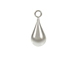 Sterling Silver Teardrop 8x18mm