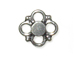 Sterling Silver Flower Link