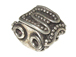 Sterling Silver 2-Hole Fancy Bali Design Spacer