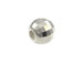 4mm Sterling Silver Mirror Beads, Pack of 25