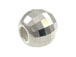 8mm Sterling Silver Mirror Beads, Pack of 6