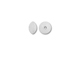 Sterling Silver 3x2mm Stardust Saucer, Pack of 10