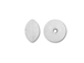 Sterling Silver 5x2.75mm Stardust Saucer, Pack of 10