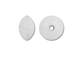 Sterling Silver 6x3.5mm Stardust Saucer, Pack of 10