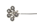 2.5 Inch, 20 Gauge Sterling Silver Headpin With Ball Cluster
