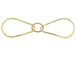 Vermeil 4.5 Inch Double Pear Link Segment 