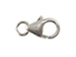 12mm Sterling Silver Trigger Lobster Claw Clasp With Ring