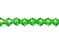 Irish Green 4mm Bicone Bead - Thunder Polish Glass Crystal